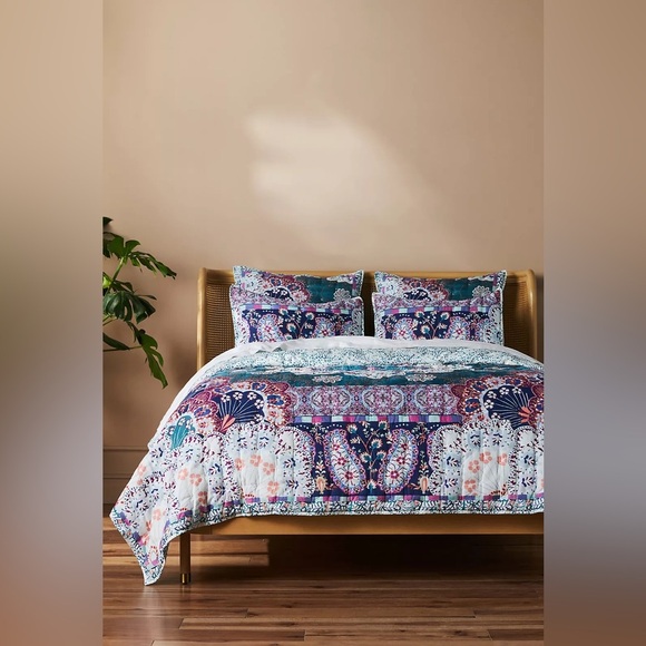 Anthropologie Ady Organic Cotton Quilt Size Full NWT - Picture 1 of 12